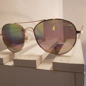 Rainbow Gradient Aviator Sunglasses